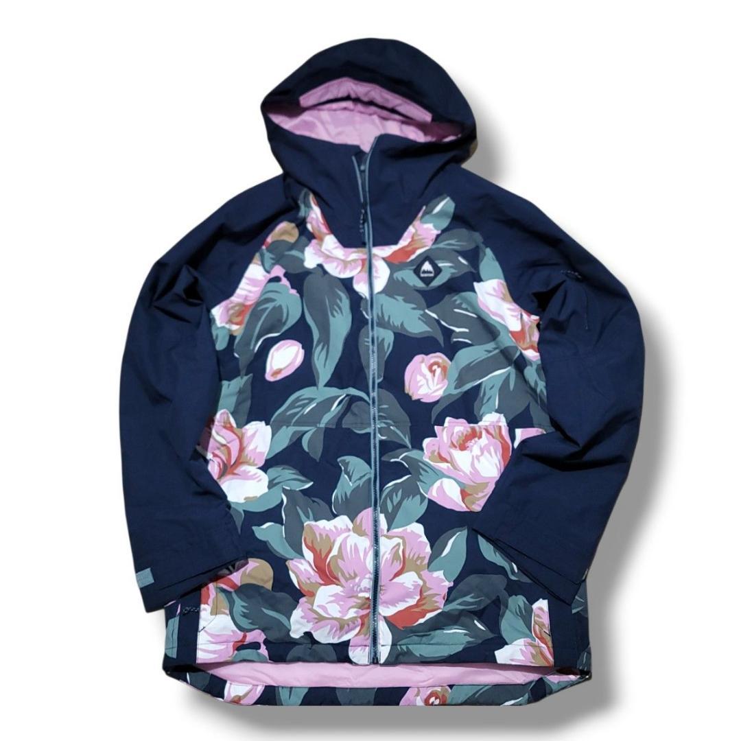 【美品】BURTON バートン 花柄 スノボウェア ジャケット L 希少 美品