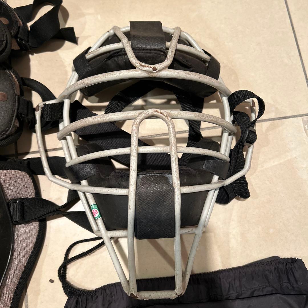 ミズノプロ キャッチャー防具セット　マスク　レガース