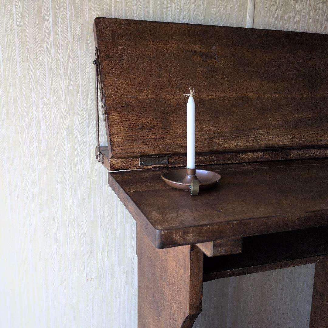 アンティーク古道具　戦前音楽譜面台テーブル　机