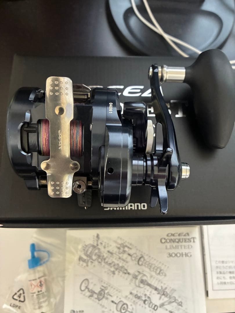 シマノ　19オシアコンクエスト リミテッド　300HG (PE1.5号付属）