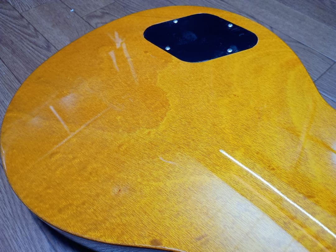 (訳あり) レスポールタイプ エレキギター グリーン