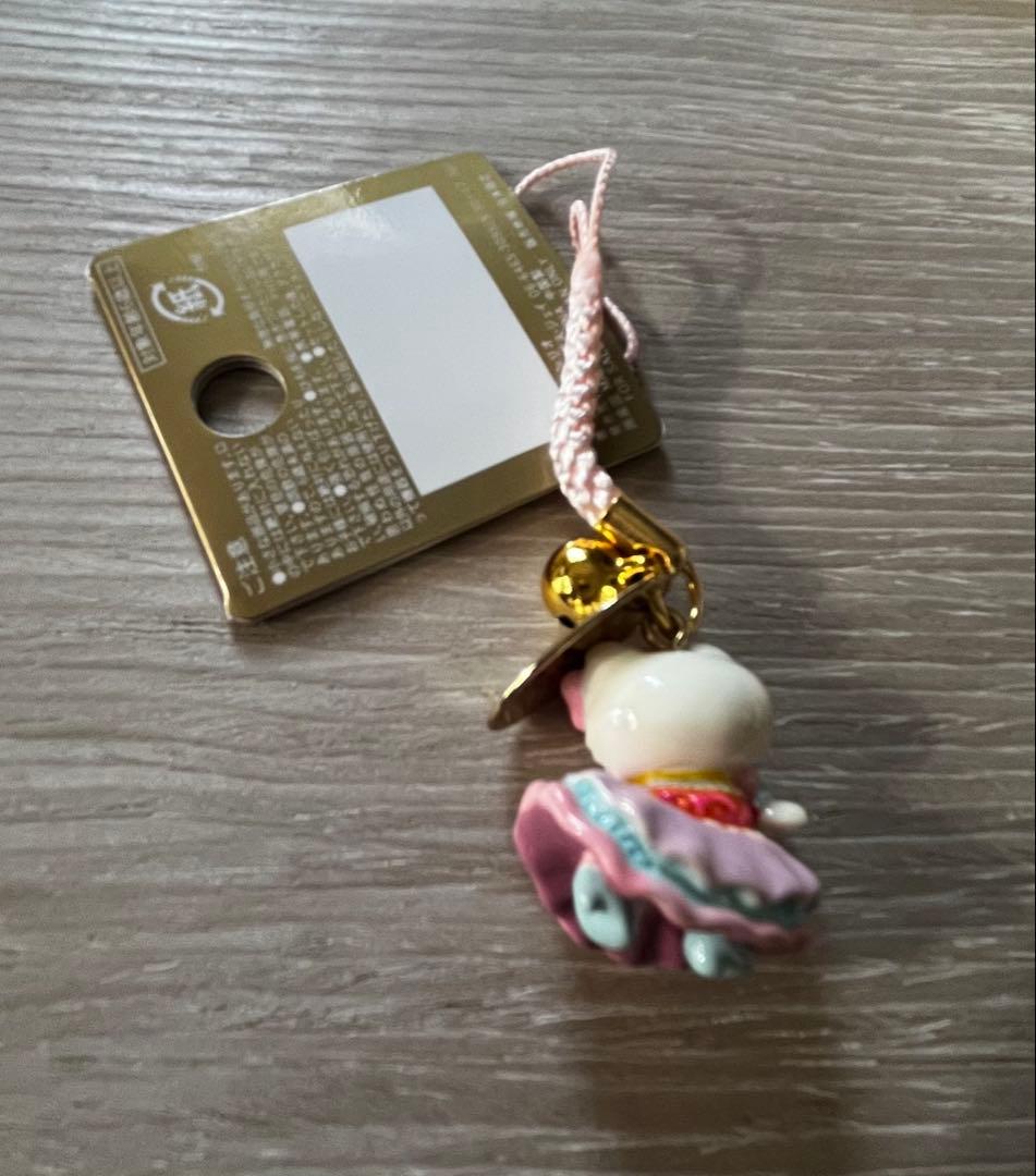 激レア◎USJ限定ピンク＆ブルーのドレスキティ◎根付けストラップ