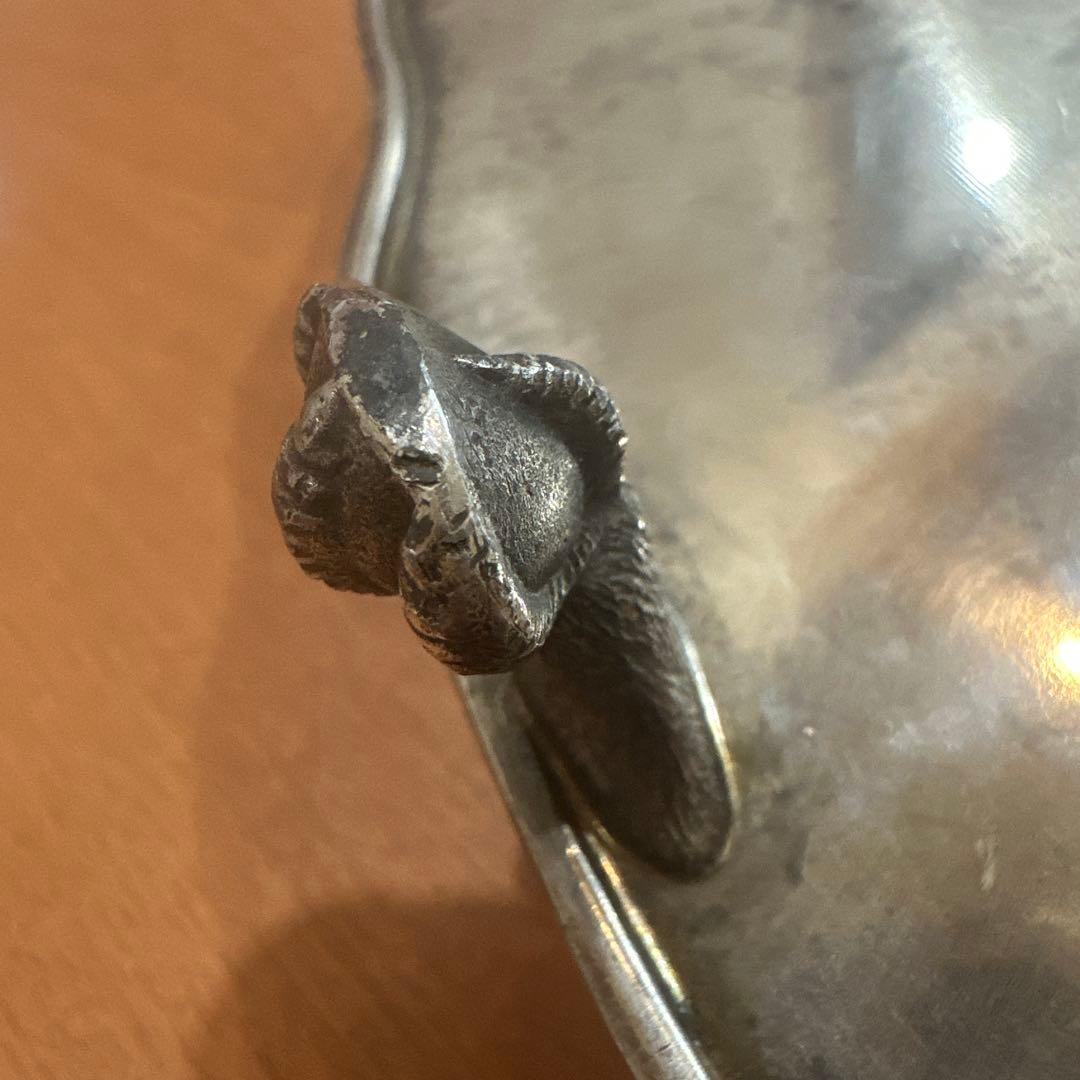 U.S. Reed & Burton シルバーメッキ ラウンドサービングトレイ