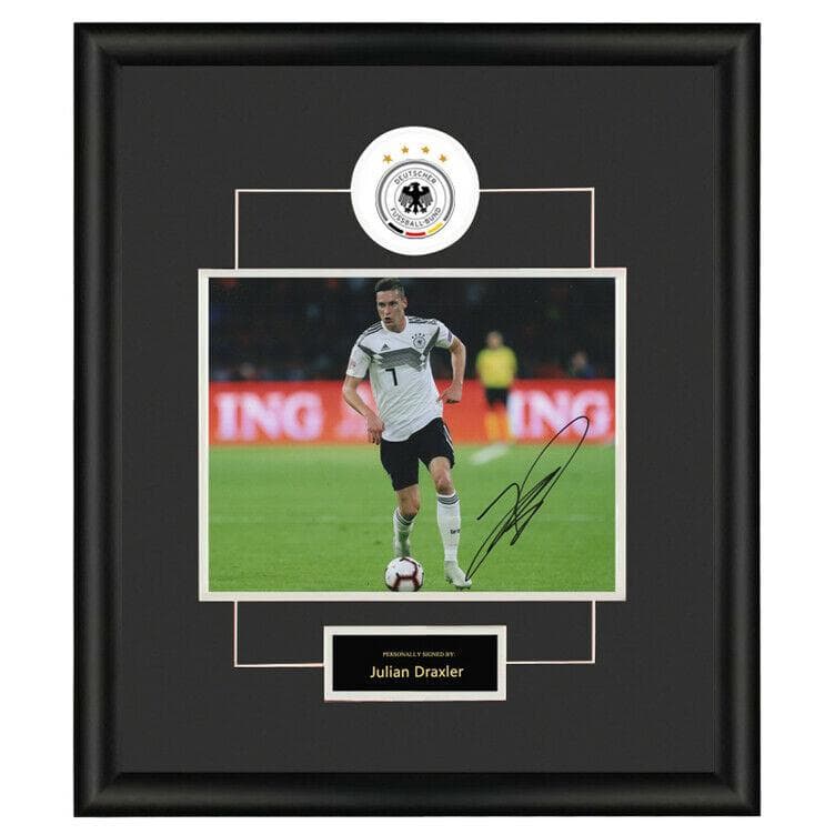 直筆サイン入り写真 ユリアン・ドラクスラー パリ・サンジェルマンFC SA鑑定済