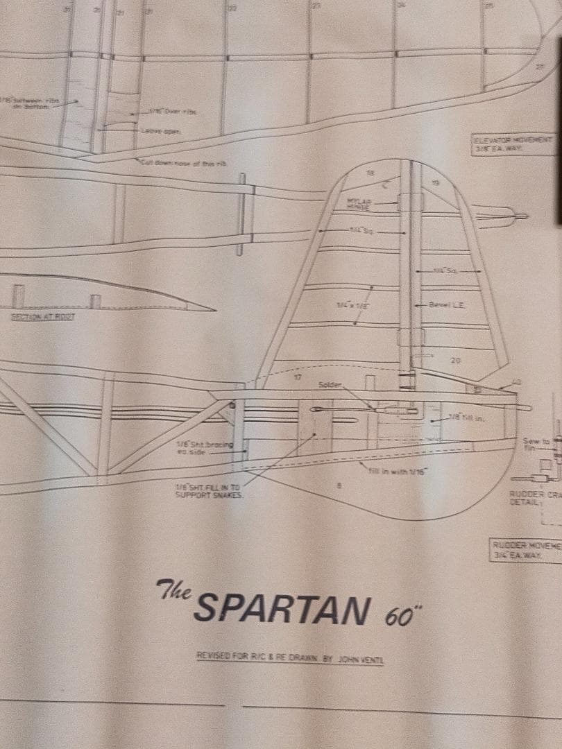 ビンテージ機　　・　 バルサキット　 　 【 SPARTAN 】