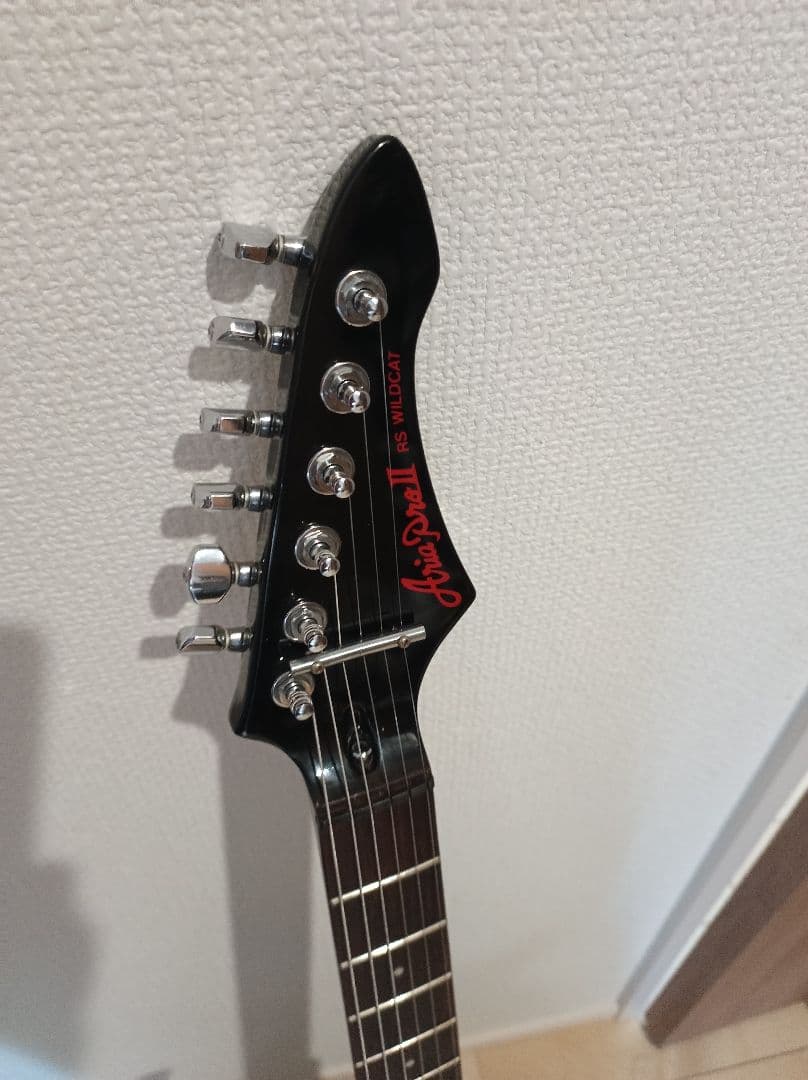 Aria pro ⅱ RS WILDCATシリーズ ブラック　エレキギター