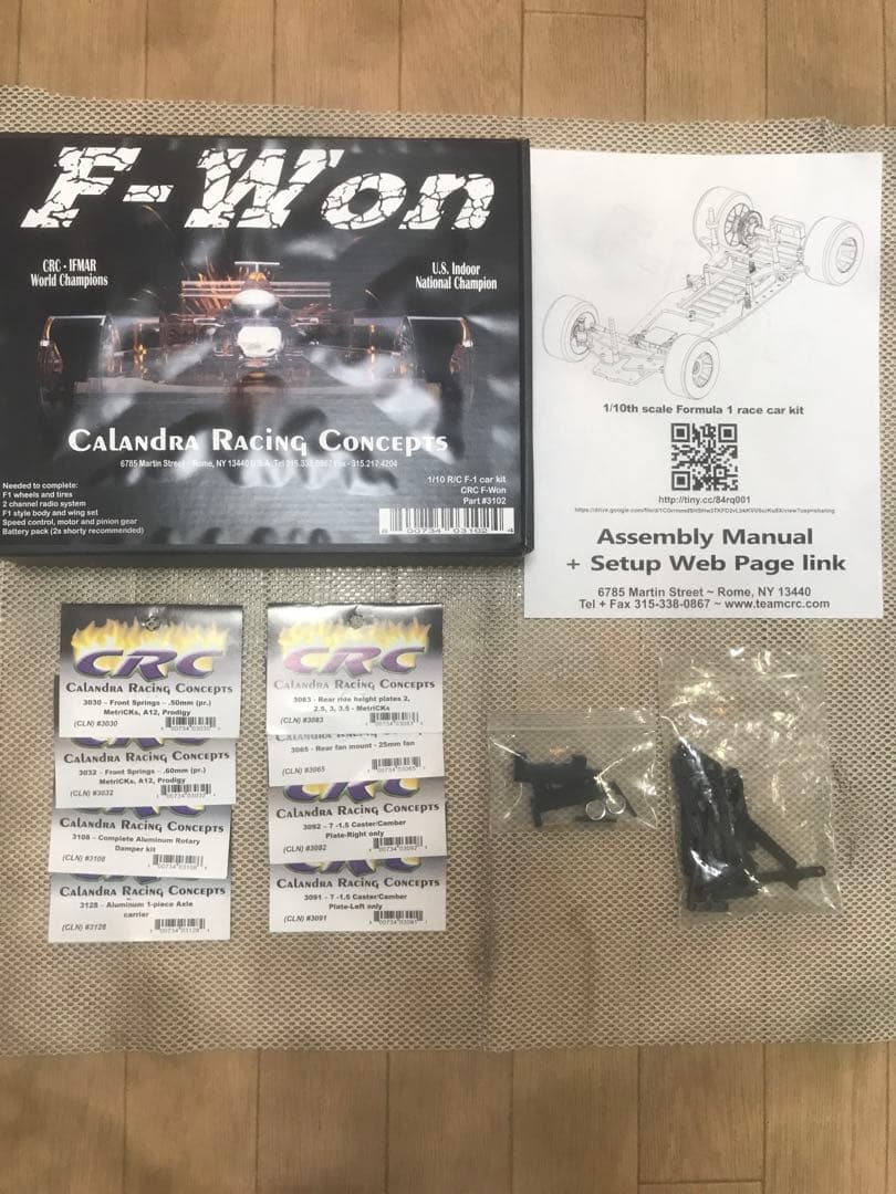 F-Won RCカーキット Calandra Racing Concepts