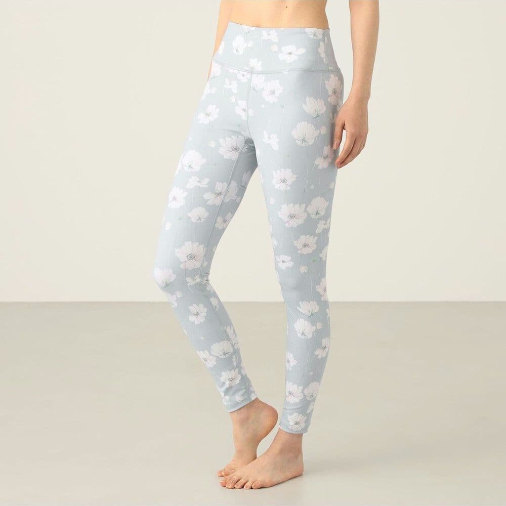 チャコット　ヨガ　花柄プリントレギンス