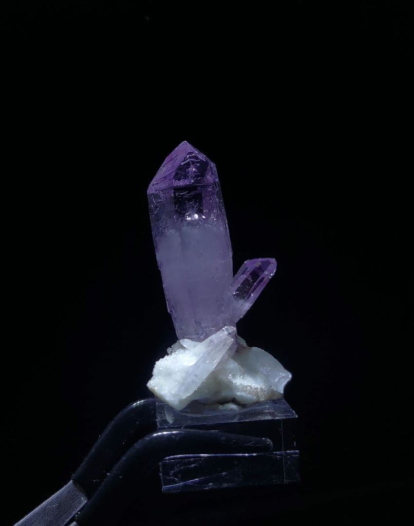 ベラクルスアメジスト 鉱石 鉱物 ミネラル 標本 原石 母岩付き ⑥