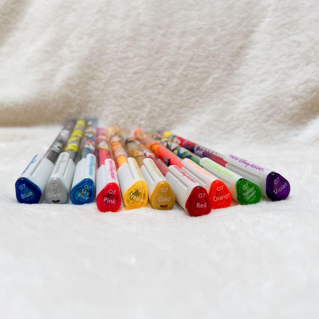 東京ディズニーリゾート 水性 ボールペン 10色セット 文房具 レトロ