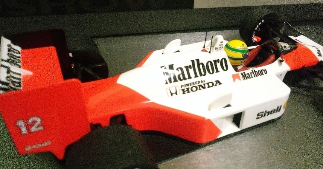 ミニチャンプス 1/18 F1 マクラーレン MP4/4 ホンダ A.セナ