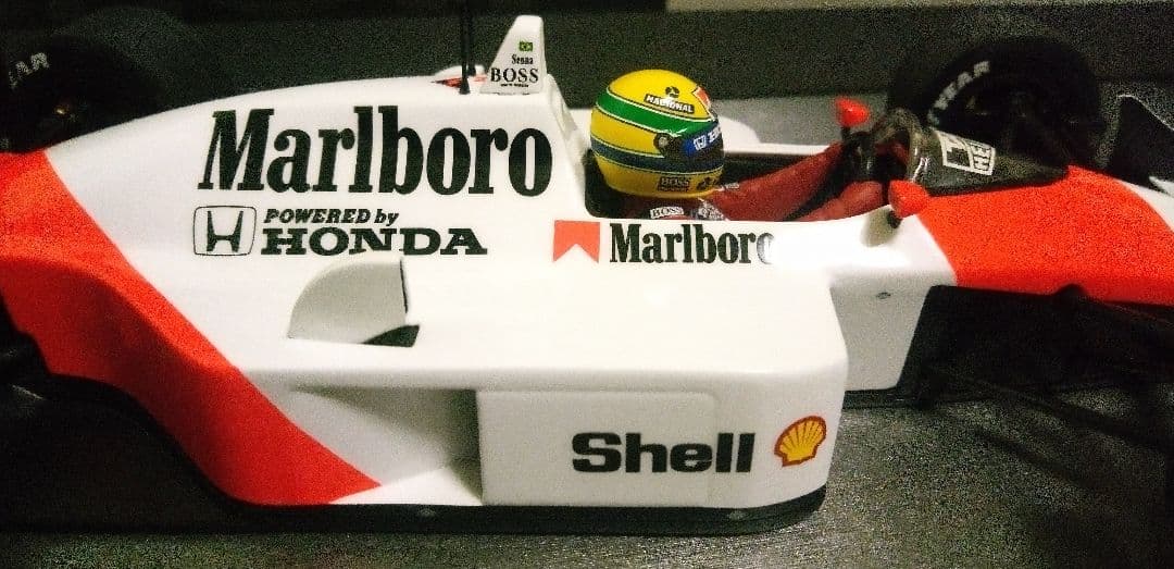 ミニチャンプス 1/18 F1 マクラーレン MP4/4 ホンダ A.セナ