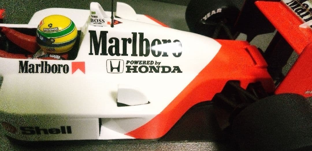 ミニチャンプス 1/18 F1 マクラーレン MP4/4 ホンダ A.セナ
