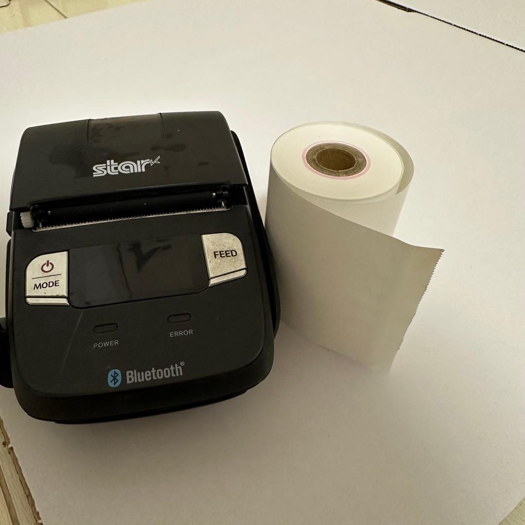 レシートプリンター[スター精密]と端末目隠しスタンド