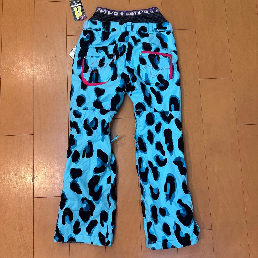 エスティボ　レオパード柄 スノーボードパンツ Sサイズ