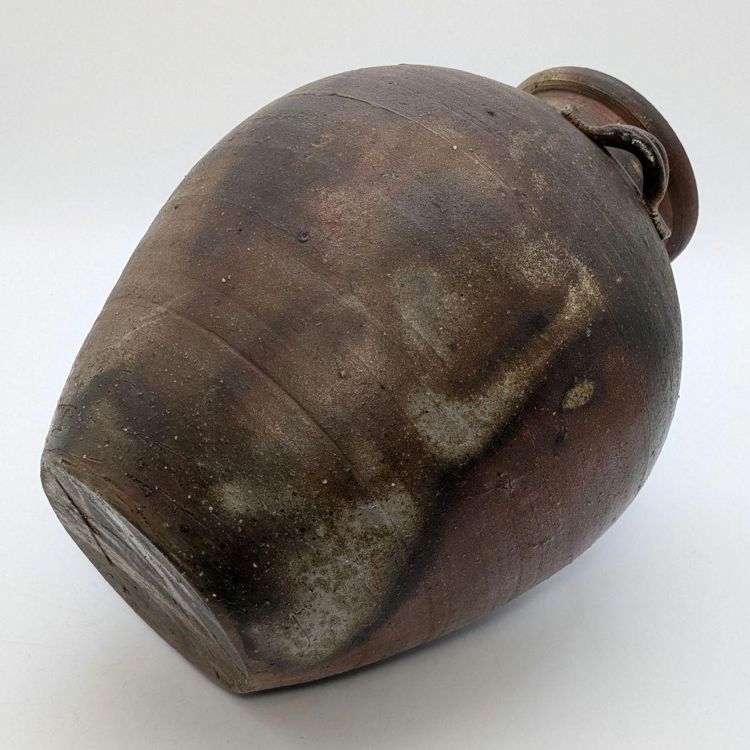 数乗威生 備前焼 三耳壺 三耳壷 花瓶 花器 花入 フラワーベース 花生 華道具