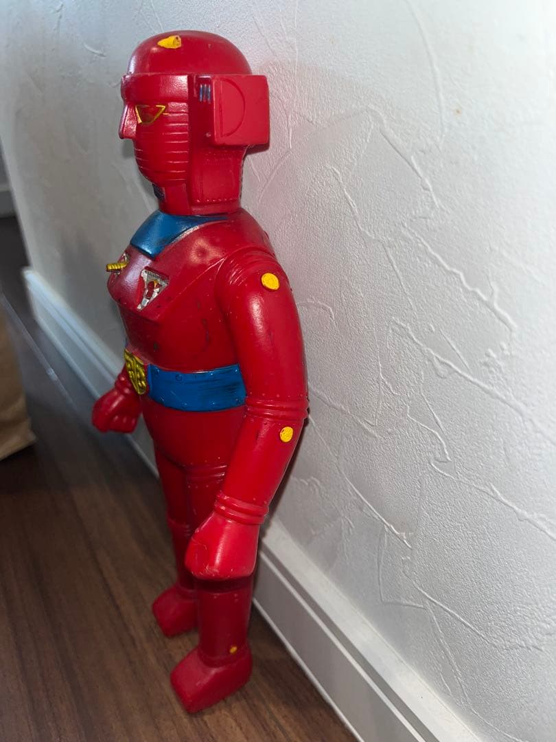 希少 ブルマァク スーパーロボット レッドバロン ソフビ人形