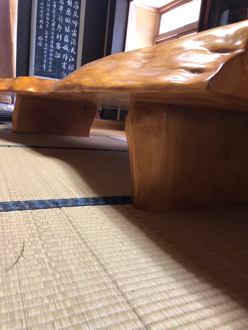 一枚板　無垢　テーブル　値段交渉可