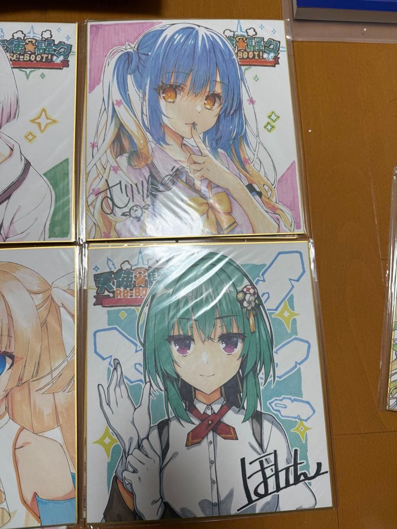 天使 騒々 RE BOOT オフィシャル　色紙６枚セット