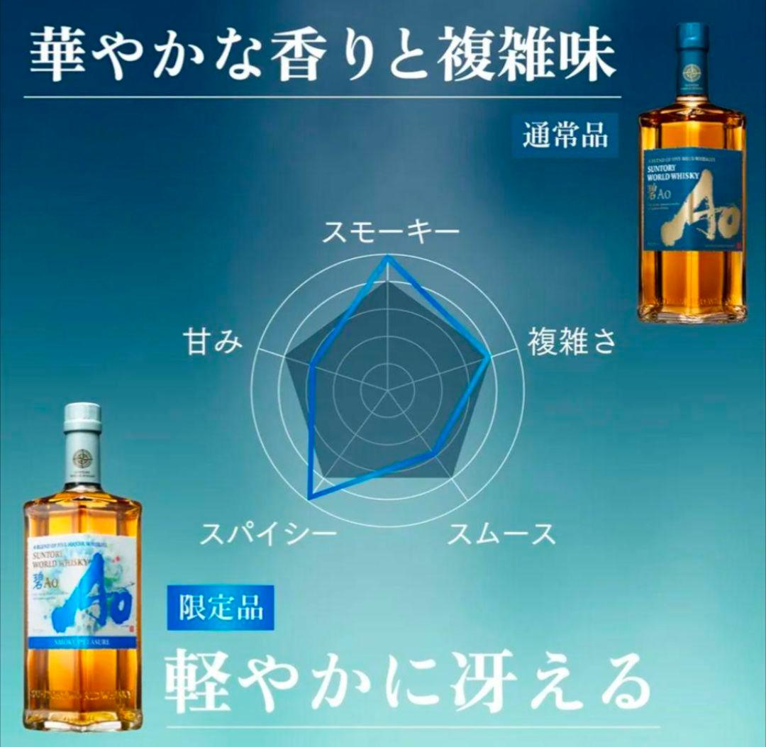 【数量限定】サントリーワールドウイスキー 碧 Ao Smoky Pleasure