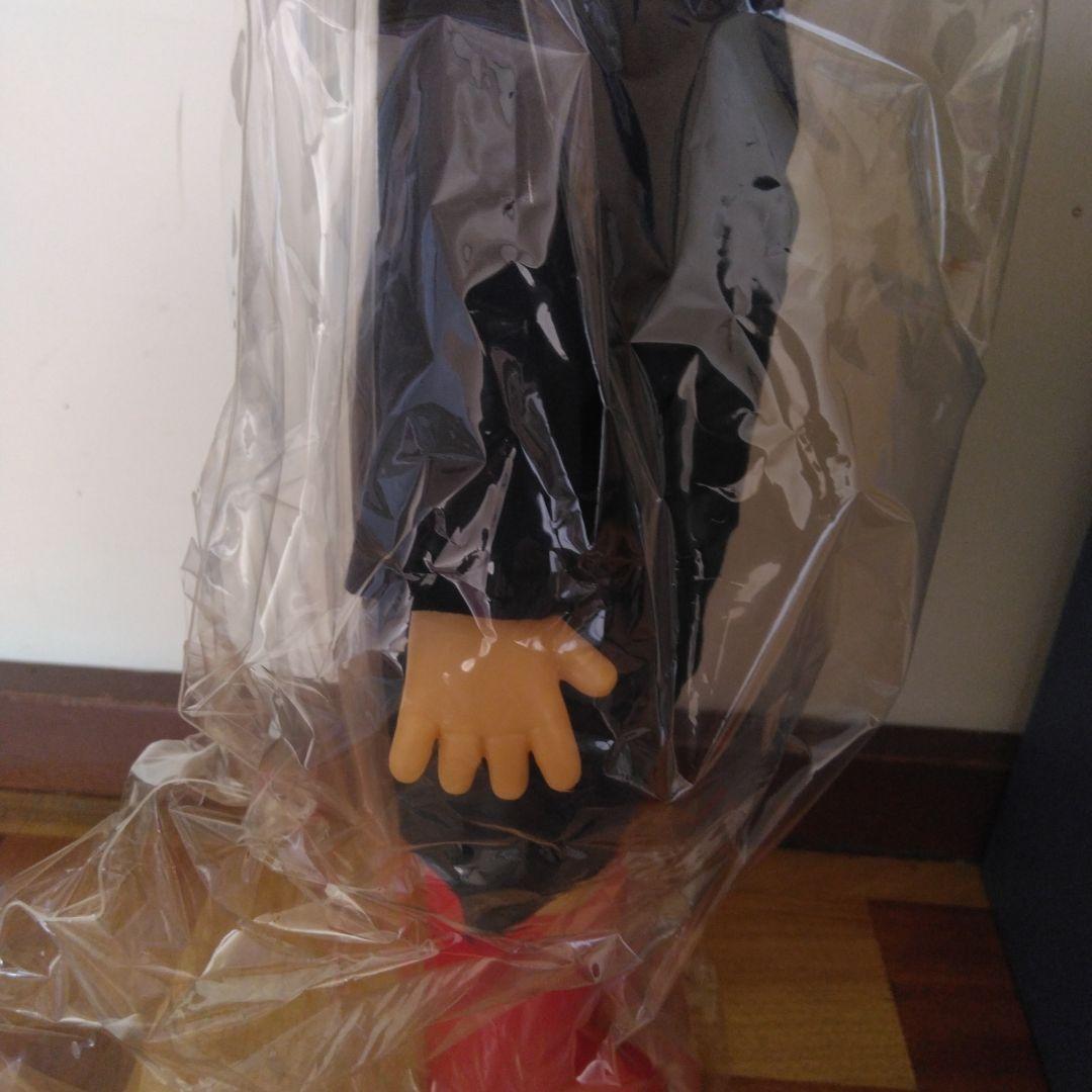 鉄腕アトムソフビ　学生服　　　　　　　ビリケン商会 ビックサイズ約45㎝　箱付き