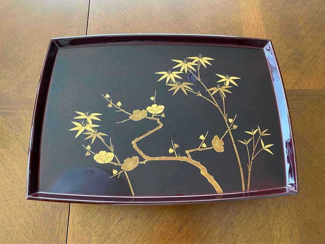 輪島塗屠蘇漆器セット ⭐︎梅竹模様