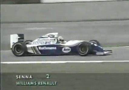 Ｆ１マシンのタイヤ＋ホイール　本物　アイルトン・セナ？　当時物