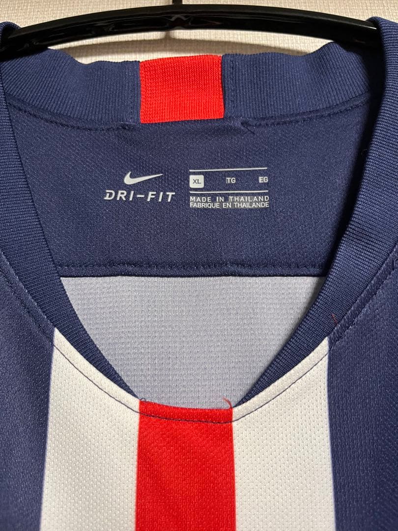 正規品　19-20 PSG エムバペ　ユニフォーム　CL仕様　MERCI付　希少