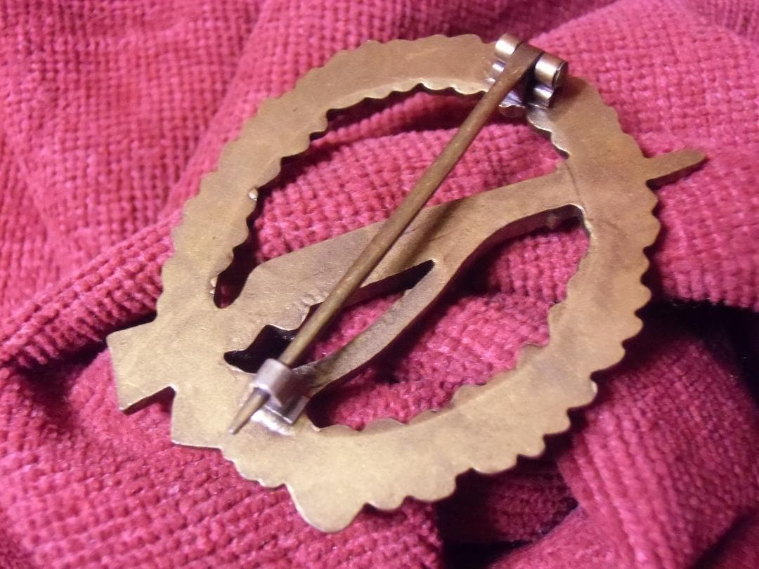 ＢＷドイツ軍/連邦軍＊１９５７年制定＊歩兵突撃章・ブロンズ章（実物）