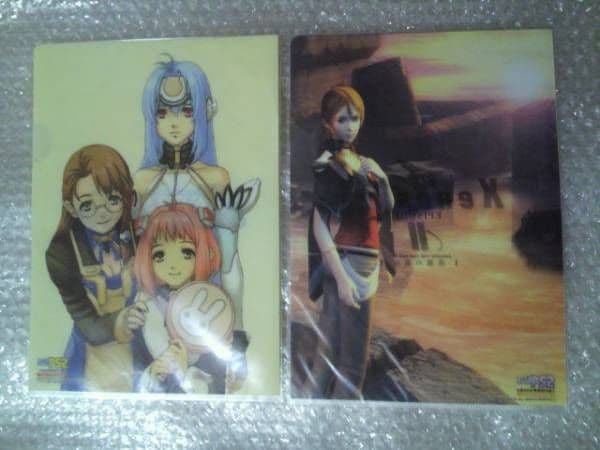 ゼノサーガ ファミ通PS2付録クリアファイル 4種4枚 非売品