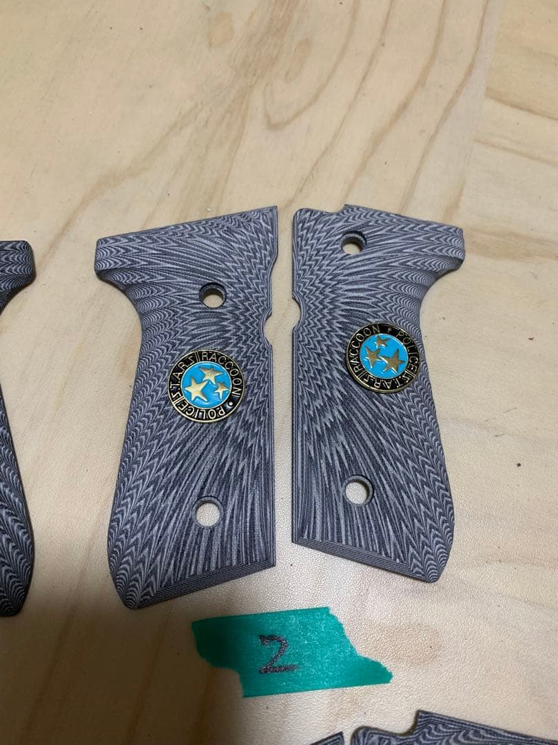 新品 ベレッタ M9 、M92F 、M9A1 G10素材グリップサムライエッジ風