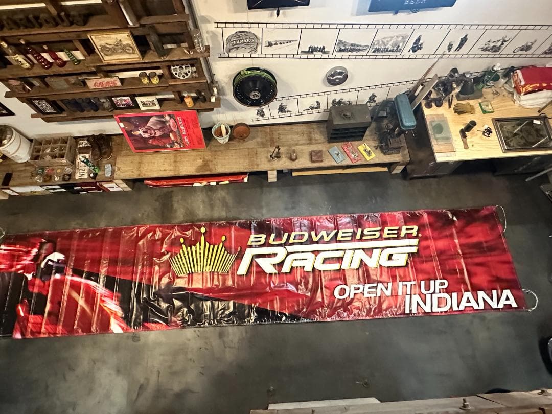 【超巨大 約9.7m】NASCAR BudweiserRacing バナー非売品