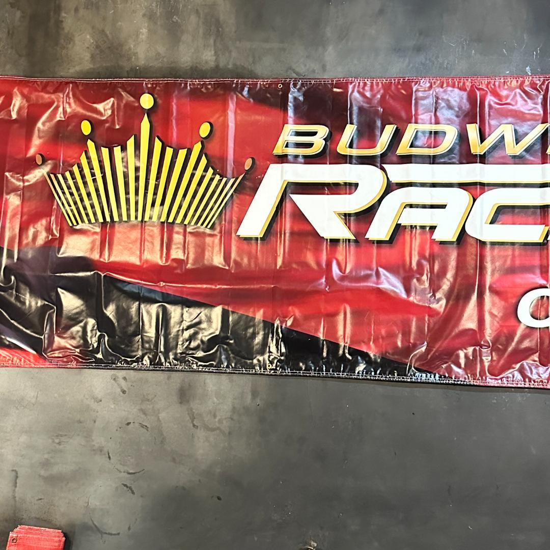 【超巨大 約9.7m】NASCAR BudweiserRacing バナー非売品