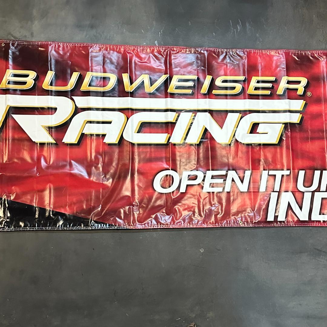 【超巨大 約9.7m】NASCAR BudweiserRacing バナー非売品