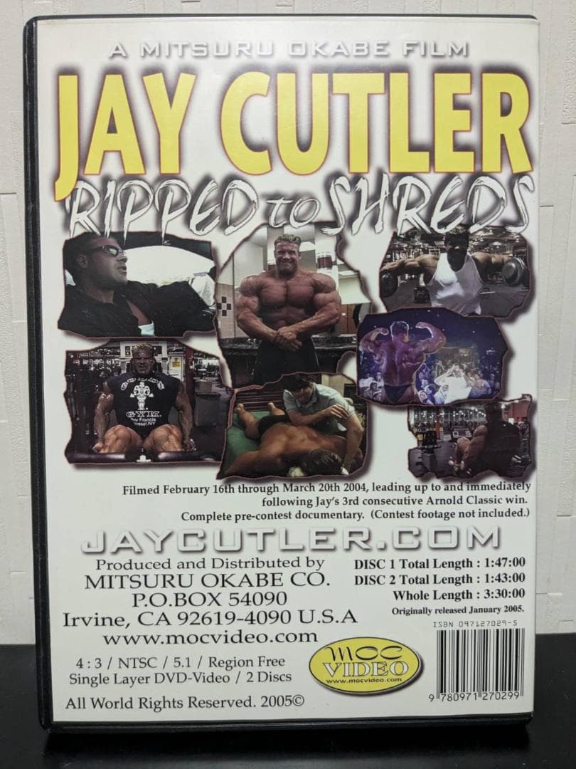 ボディビル　DVD　ジェイ・カトラー　直筆サイン入り
