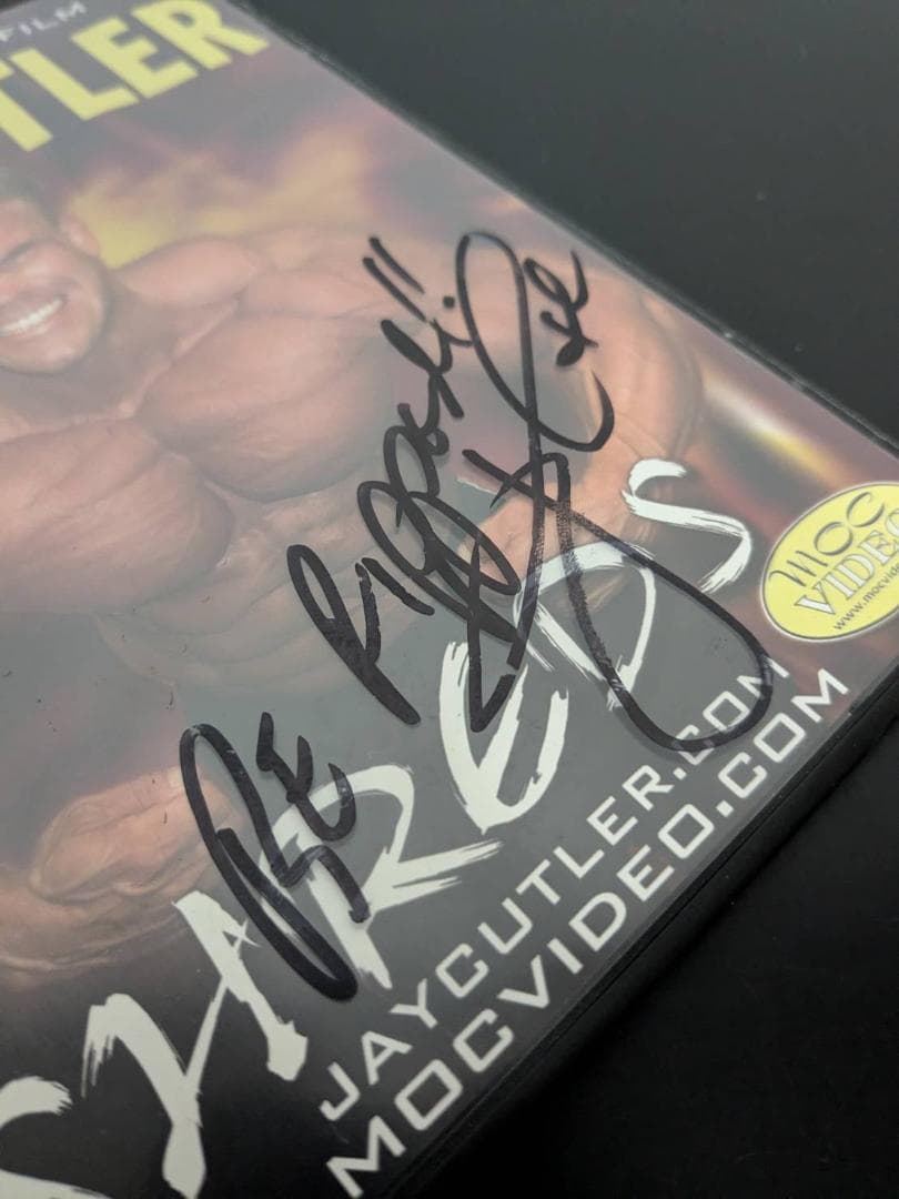 ボディビル　DVD　ジェイ・カトラー　直筆サイン入り
