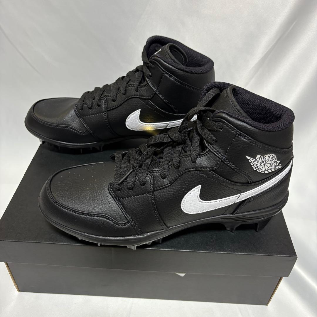 Jordan 1 Mid TD Black　アメフト スパイク 28.0cm　Z