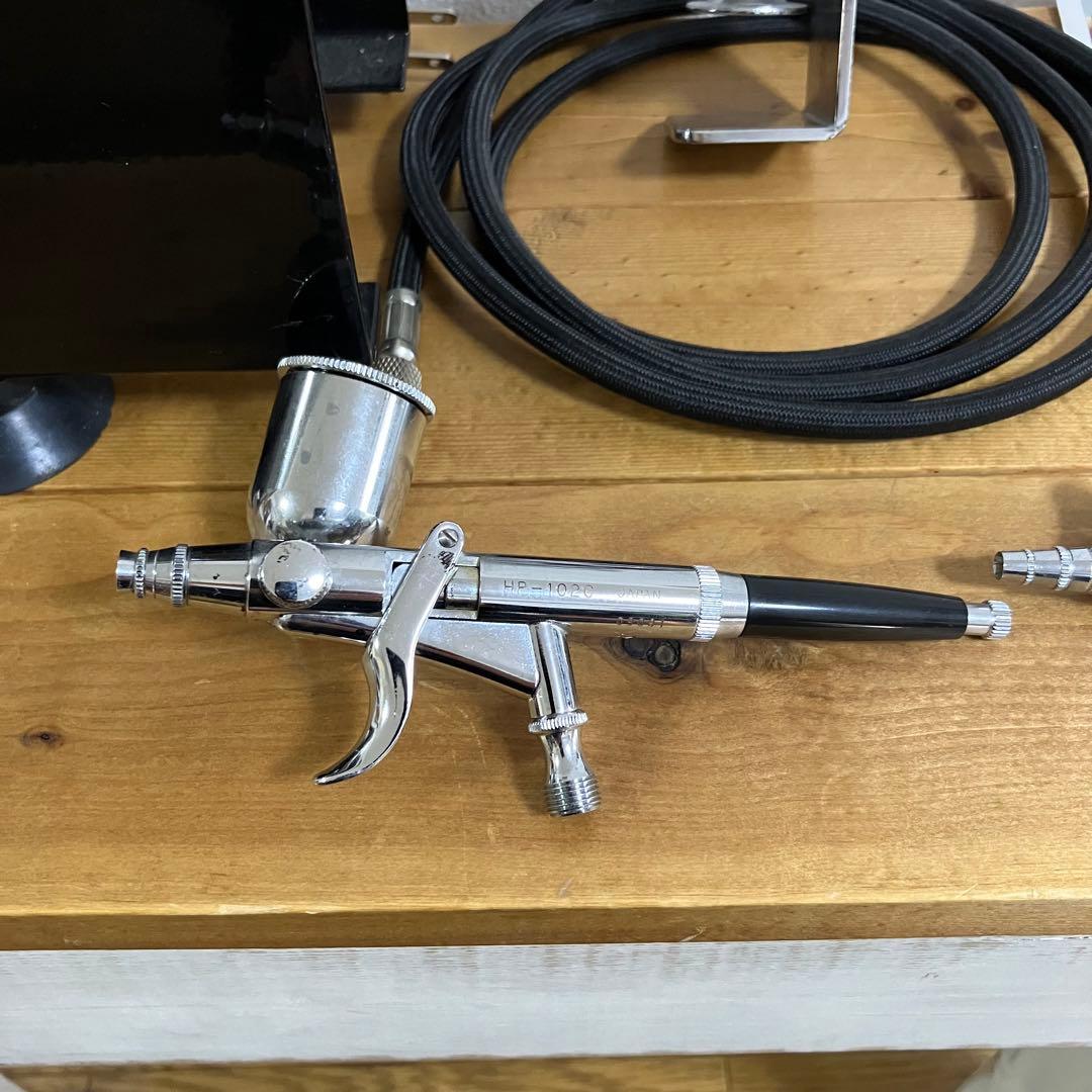 エアテックス コンプレッサー エアブラシ セット オリンポス 塗装 ネイル