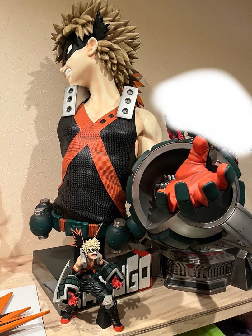 爆豪勝己 1/1スケール 胸像フィギュア　スタチュー　等身大　フリュー　ヒロアカ