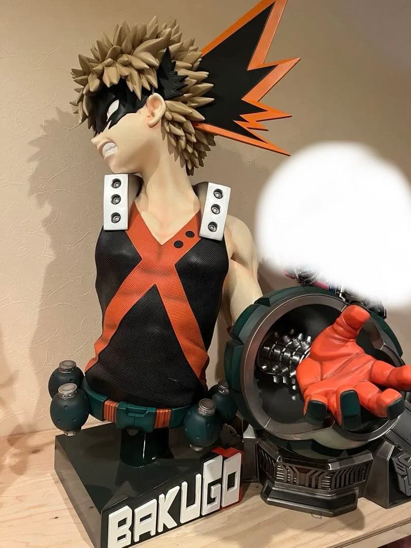 爆豪勝己 1/1スケール 胸像フィギュア　スタチュー　等身大　フリュー　ヒロアカ