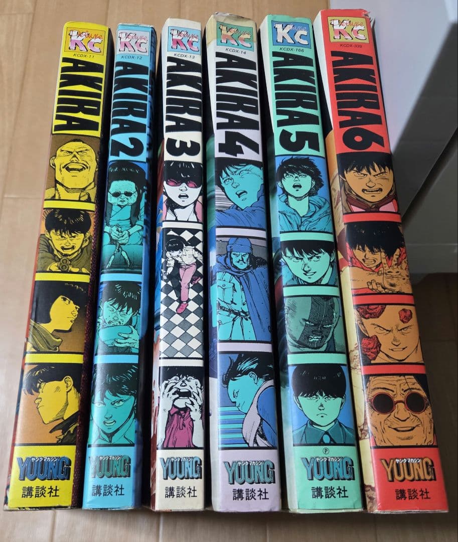 全巻初版　完結版　AKIRA ６冊セット　著者大友克洋　1984年～