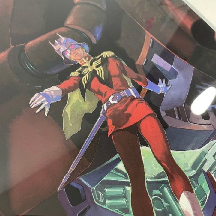 ★573 安彦良和 The origin サイン入 「機動戦士ガンダム」複製原画
