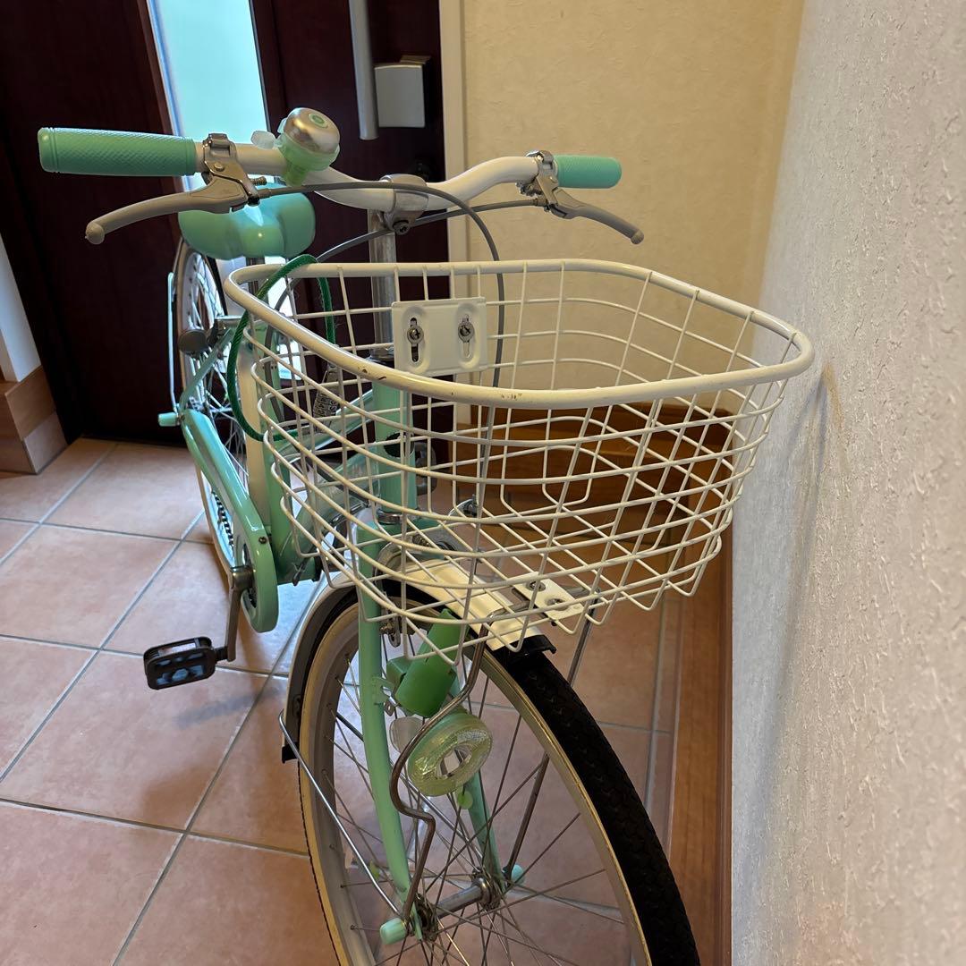 子供用自転車 ミントグリーン 24インチ