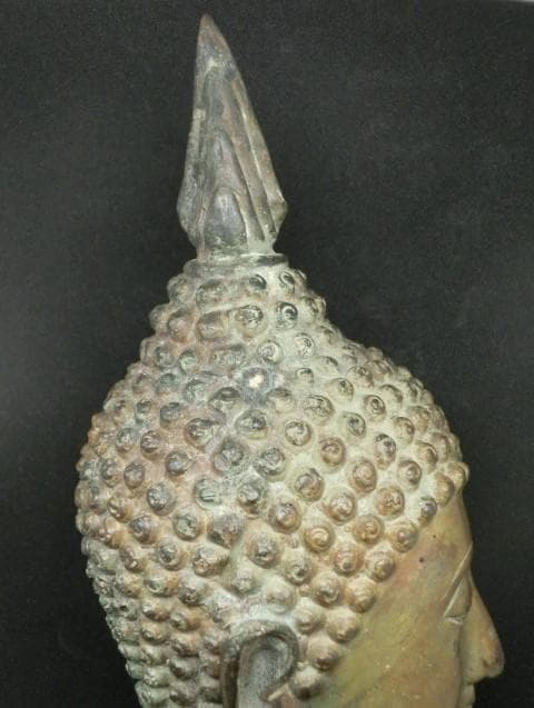 ブッダ　仏陀　仏頭　仏像　タイ　アンティーク　置物