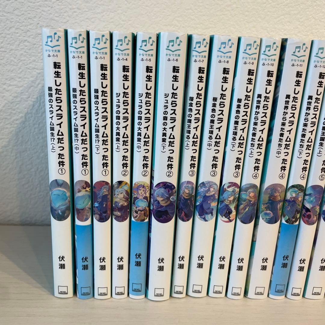 転生したらスライムだった件 最強のスライム誕生!? 1 上 〜 9 下 26冊