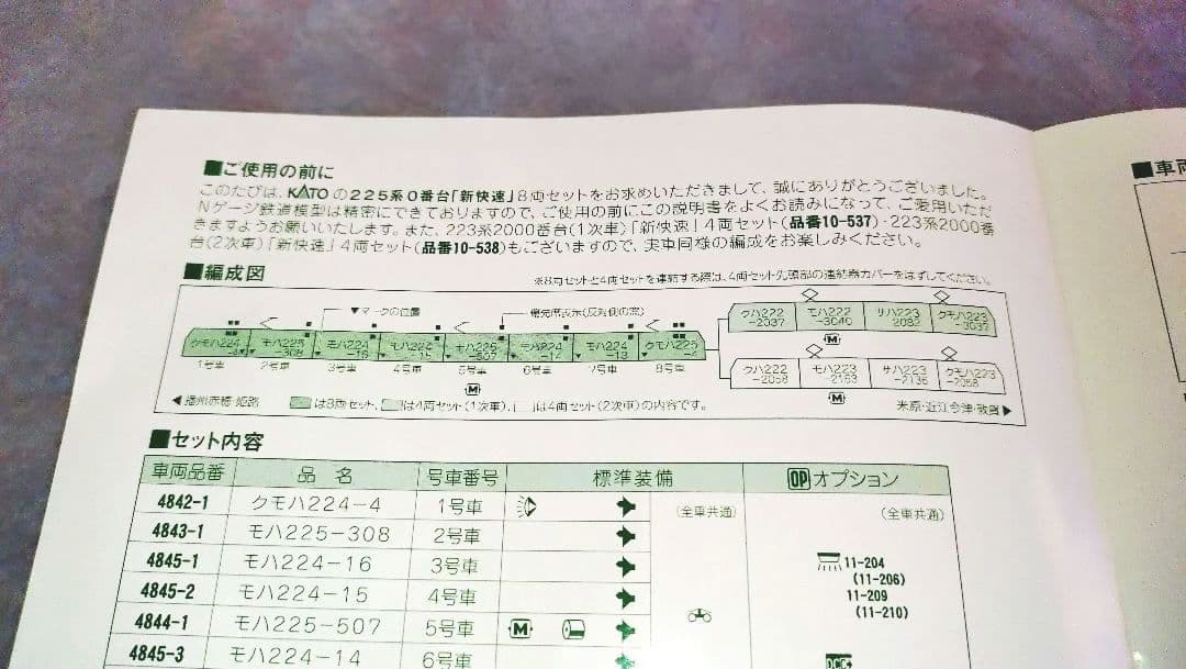 【値下げ】KATO JR225系0番台新快速 8両セット【初回ロット】