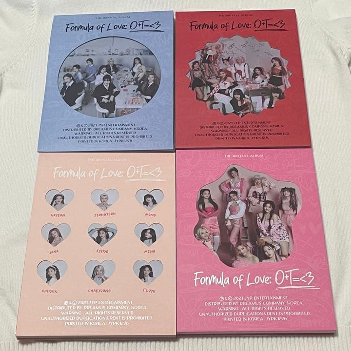 TWICE formula of love トレカ バラ売り