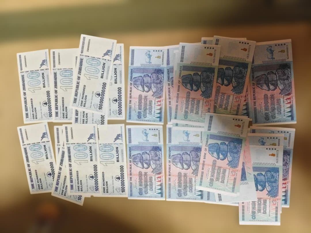 30枚ジンバブエドル100兆ドル1000億ドル1兆ドル 記念貨幣 通貨価値なし。