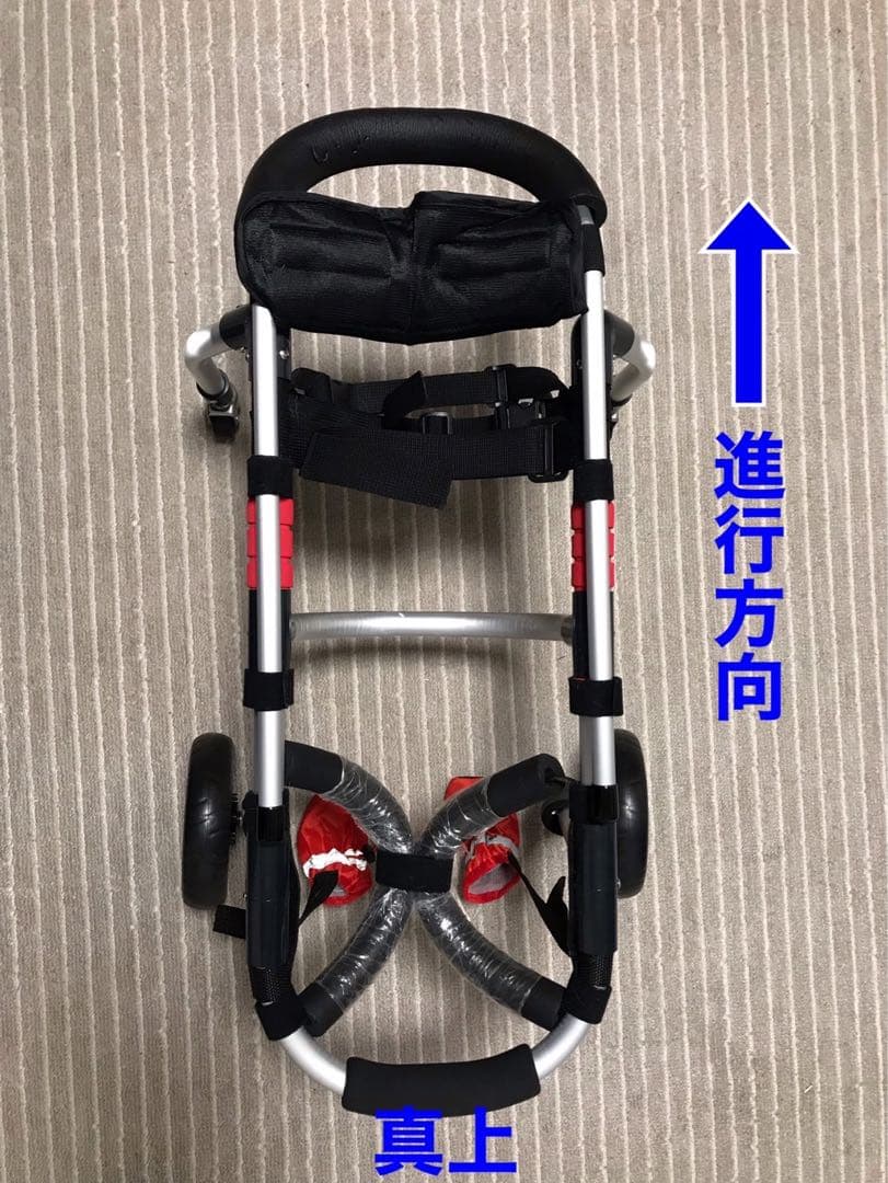 犬用歩行器　犬用車椅子　顎のせ付き