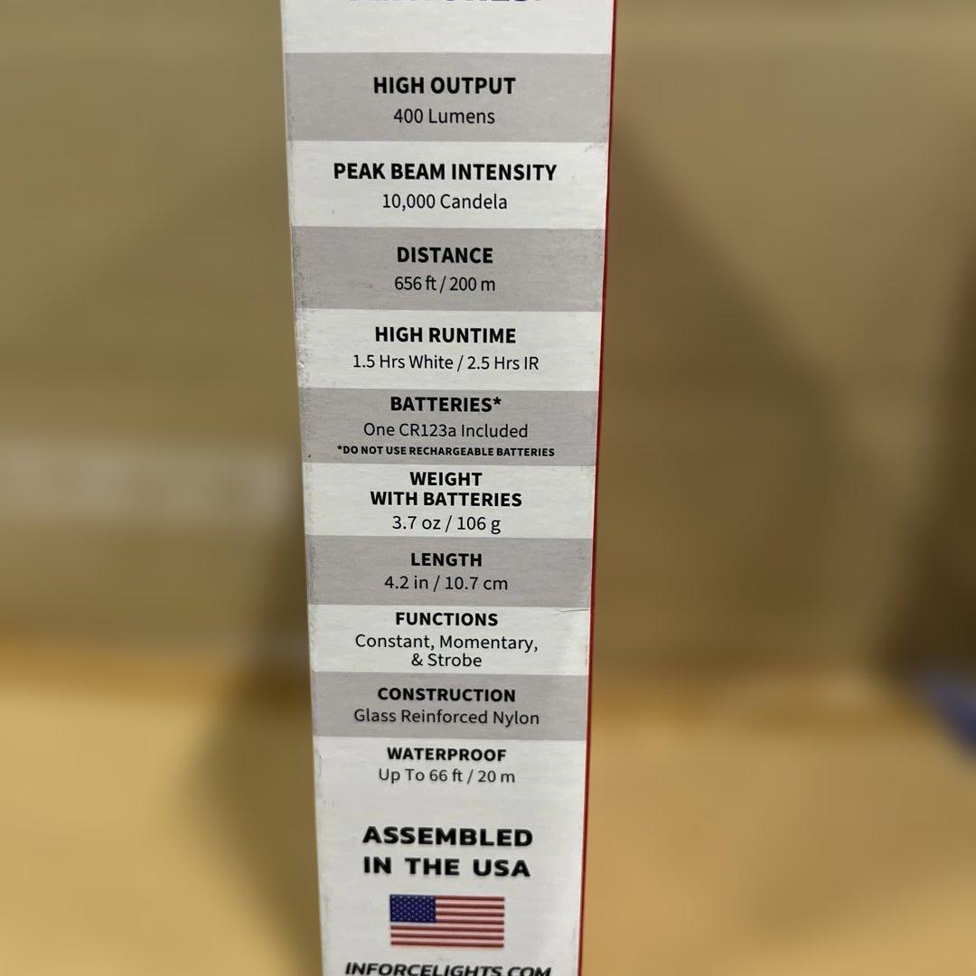 INFORCE WML White IR Gen 3 ブラック